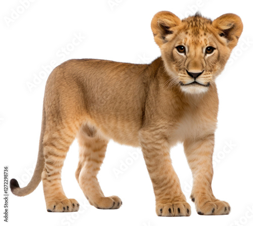 Wallpaper Mural PNG Baby lion wildlife mammal animal. Torontodigital.ca