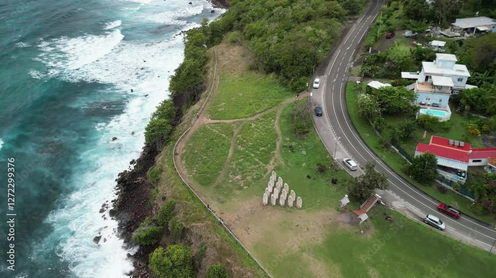 memorial cap 110, le diamant, martinique, martinica
