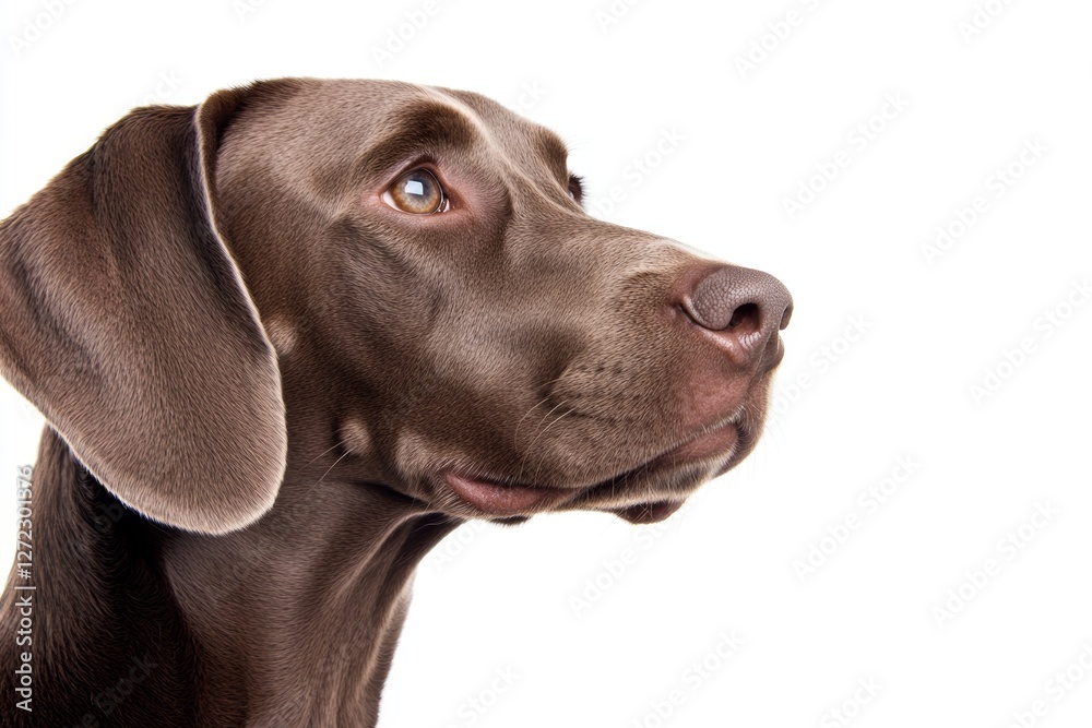 Brown dog with a black nose and brown eyes Brown dog with a black nose and brown eyes