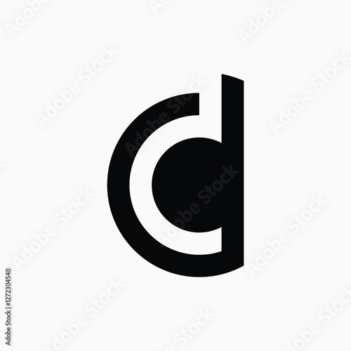 letter cd logo design vector idea