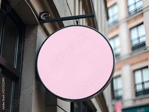 blank sign on a street