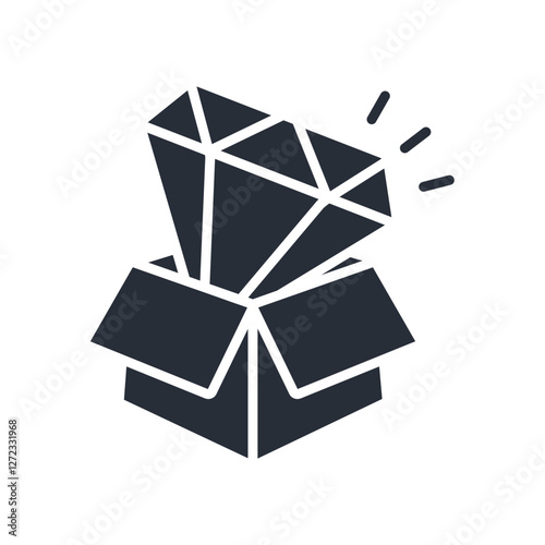 luxury icons isolated on White Background. Flat style design