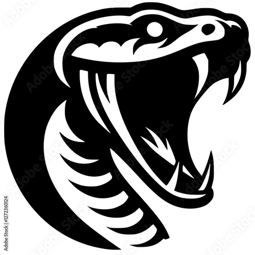 Anaconda logo silhouette