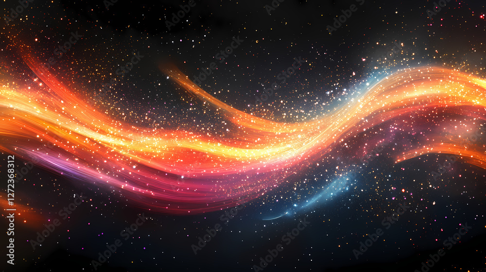 Fototapeta premium stunning cosmic wave