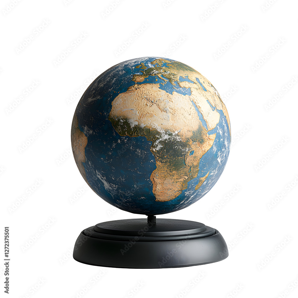 Beautiful Globe Displaying Detailed World Map With Rich Earthy Colors And Style And Design Elements Beautiful Globe Displaying Detailed World Map With Rich Earthy Colors And Style And Design Elements