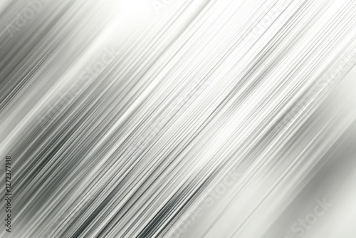Abstract Diagonal Lines Silver Grey White Background