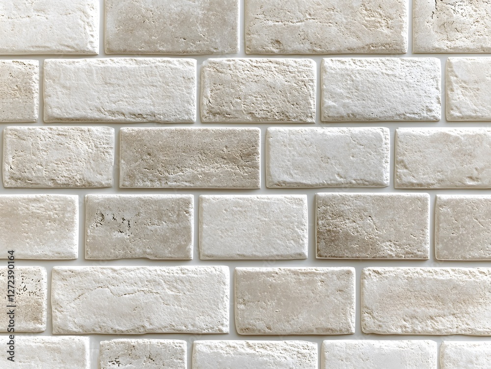 Off-White and Beige Rectangular Brick Wall Texture Off-White and Beige Rectangular Brick Wall Texture