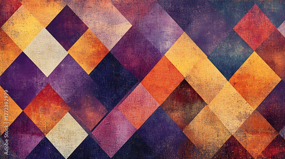 Fototapeta premium Abstract diamond pattern design