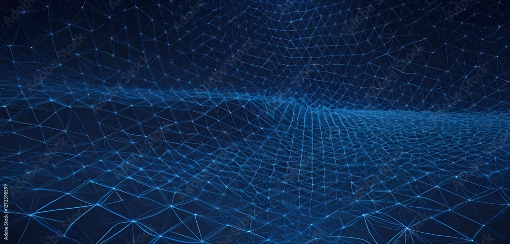 Fototapeta premium Unique blue background image, light, line, texture banner