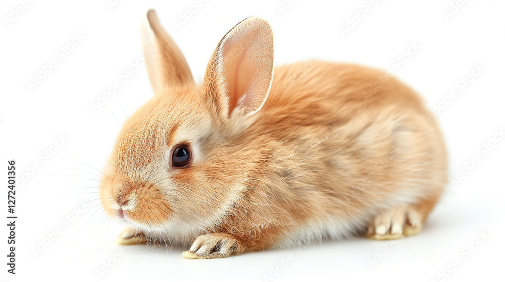 Obraz premium Adorable Baby Rabbits in Various Colors and Poses, 