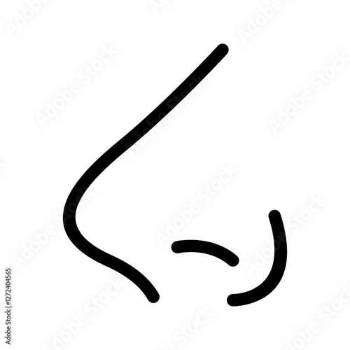 Nose Icon Vector Symbol Design Illustration
