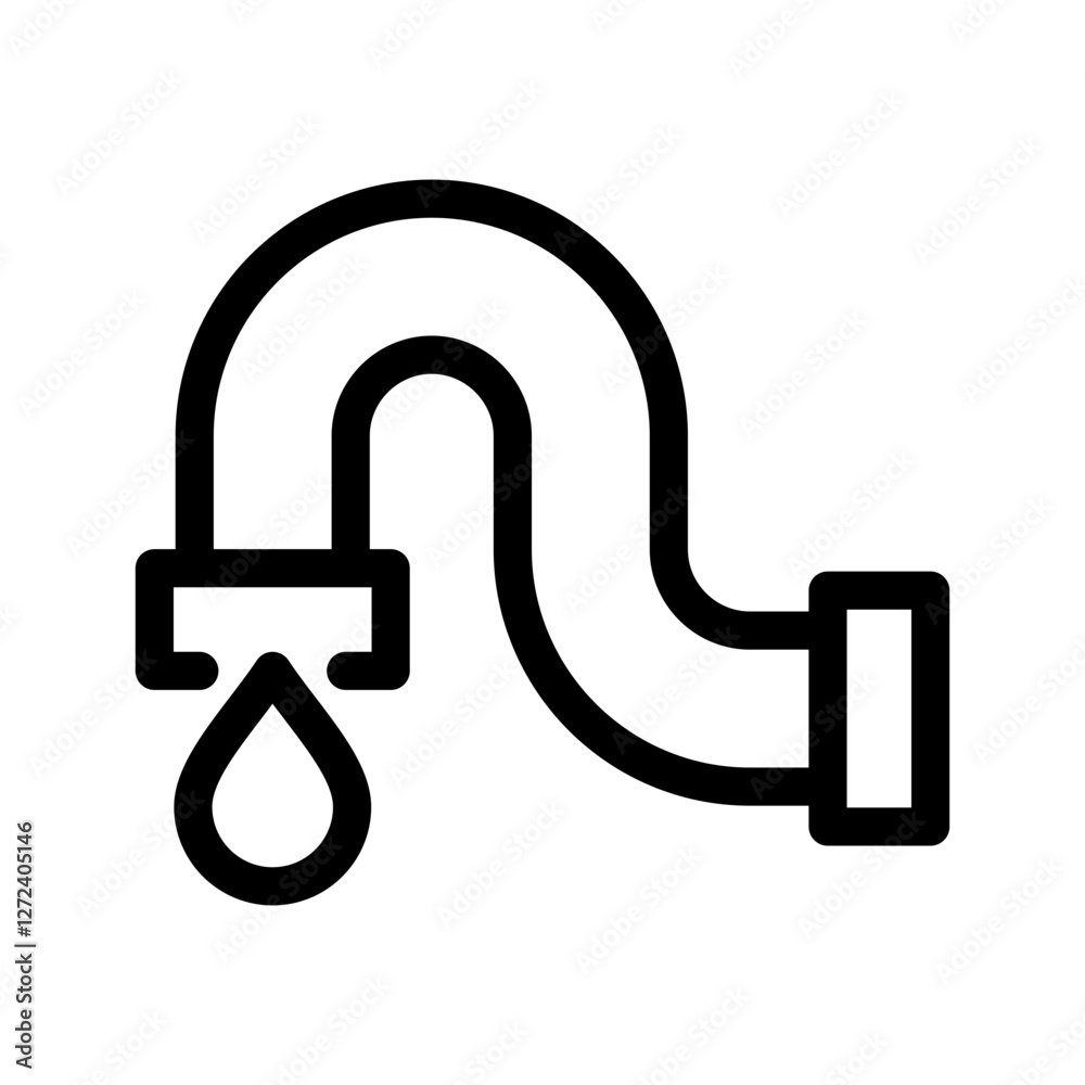 Pipe Icon Vector Symbol Design Illustration Pipe Icon Vector Symbol Design Illustration
