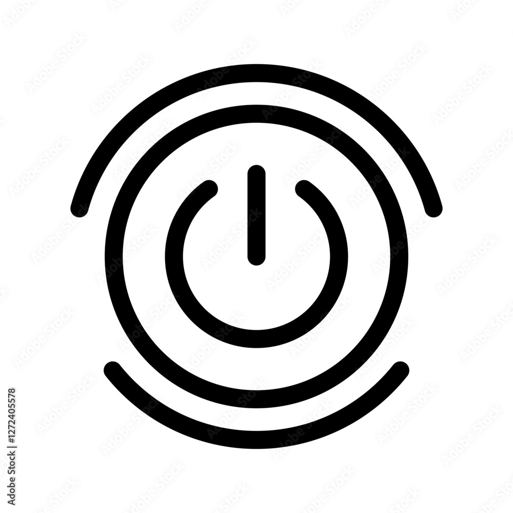 Power Icon Vector Symbol Design Illustration Power Icon Vector Symbol Design Illustration