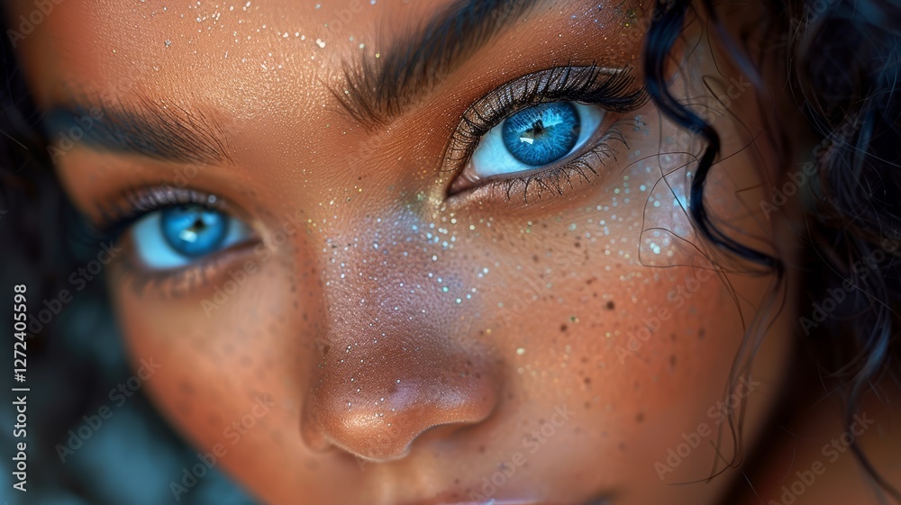 Fototapeta premium Beautiful natural girl smiling