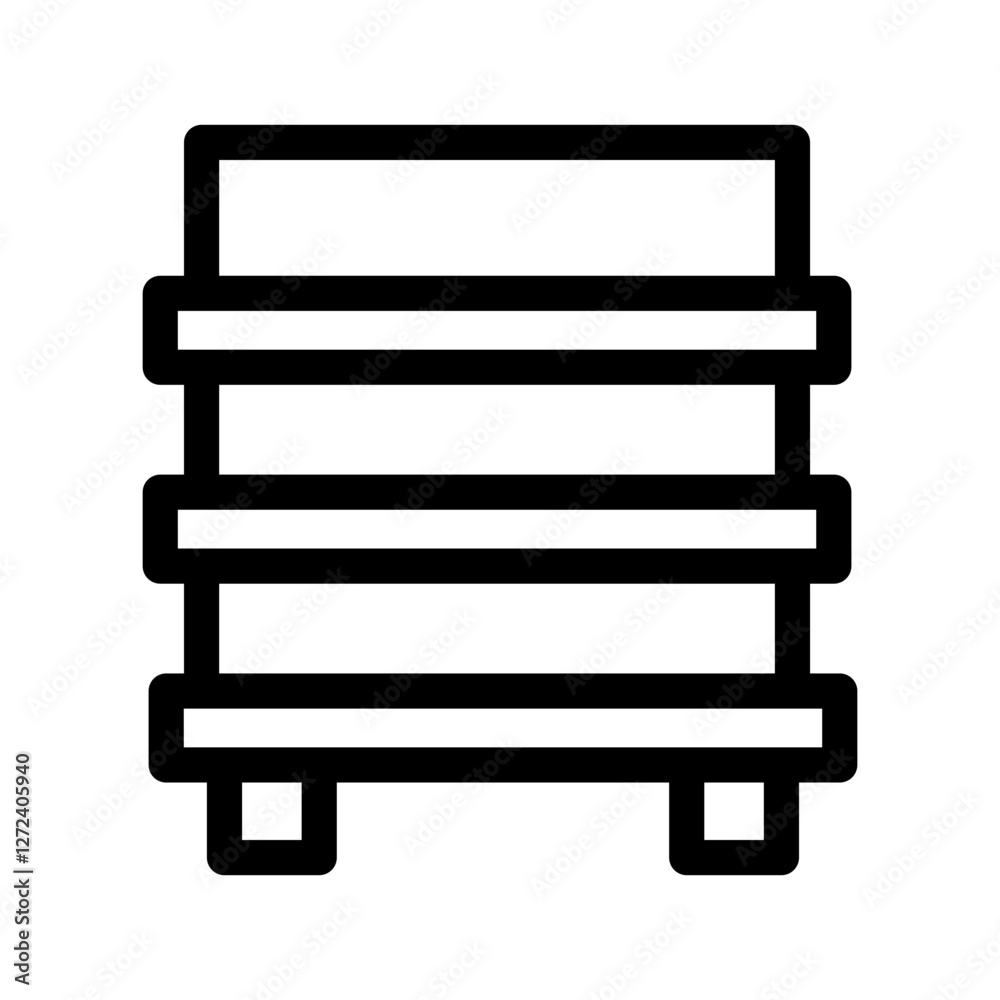 Shelf Icon Vector Symbol Design Illustration Shelf Icon Vector Symbol Design Illustration