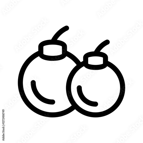 Bomb Icon Vector Symbol Design Illustration