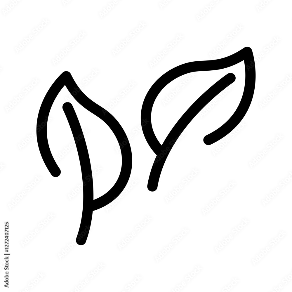 Leaf Icon Vector Symbol Design Illustration Leaf Icon Vector Symbol Design Illustration
