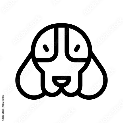 Beagle Icon Vector Symbol Design Illustration