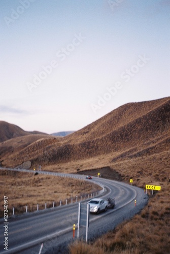 road in the desert photo