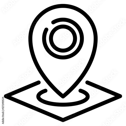 Location Line Icon