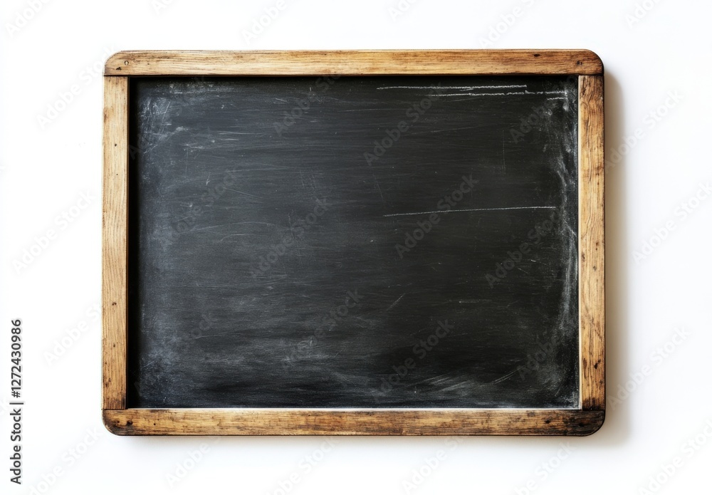 Fototapeta premium blank blackboard on white background