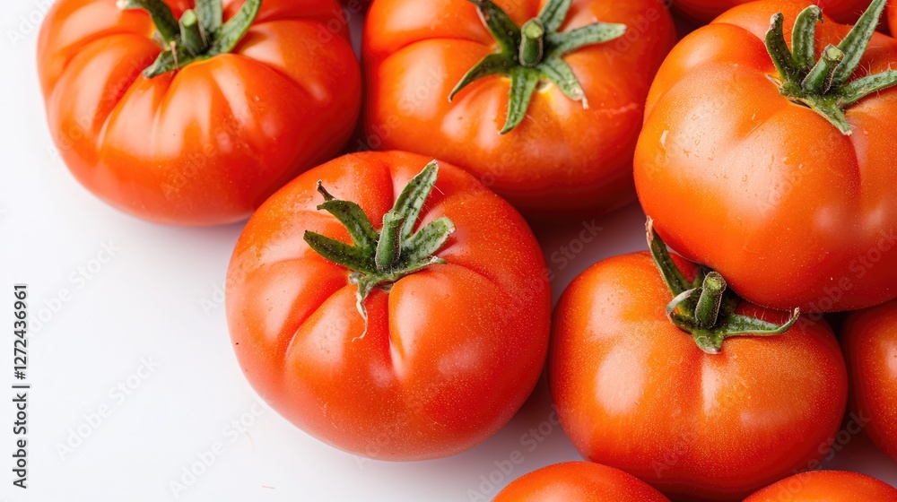 Fresh Tomatoes Close-Up, Healthy Food, Cooking Ingredient, Produce Fresh Tomatoes Close-Up, Healthy Food, Cooking Ingredient, Produce