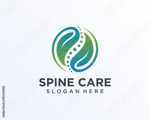 Leaf spine care logo