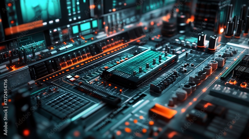 Futuristic Circuit Board: A Glimpse into Advanced Technology Futuristic Circuit Board: A Glimpse into Advanced Technology