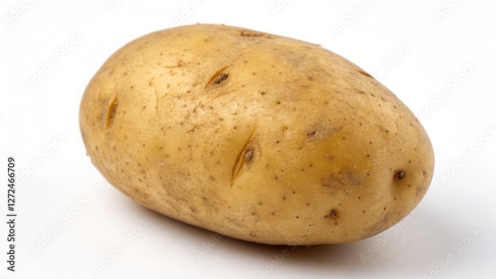 a potatoes isolated on white background a potatoes isolated on white background