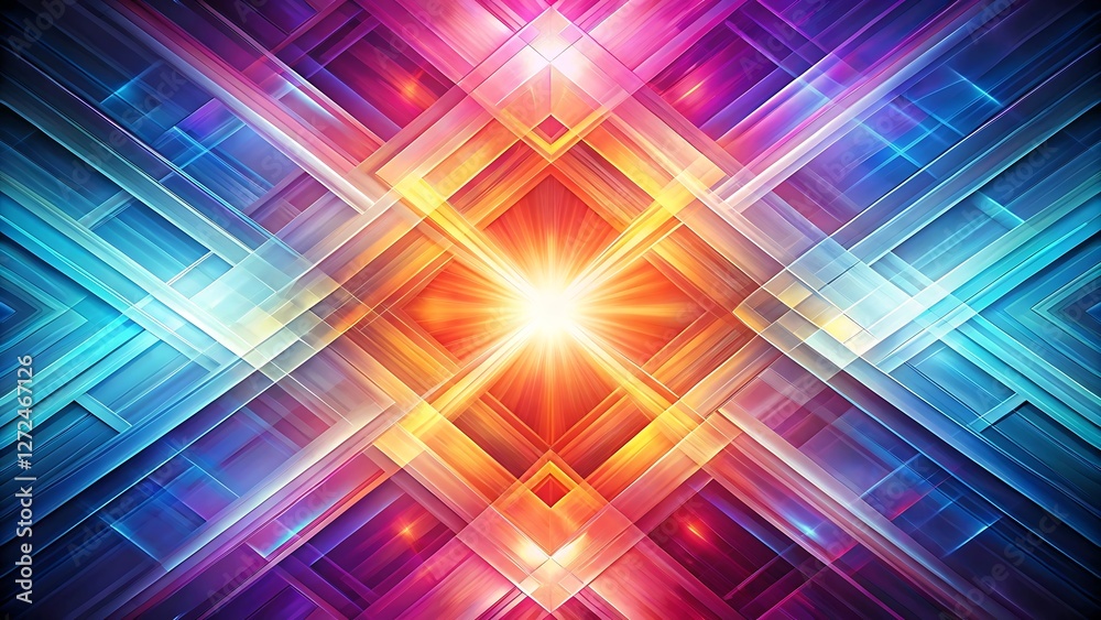 Abstract Geometric Light Pattern Abstract Geometric Light Pattern