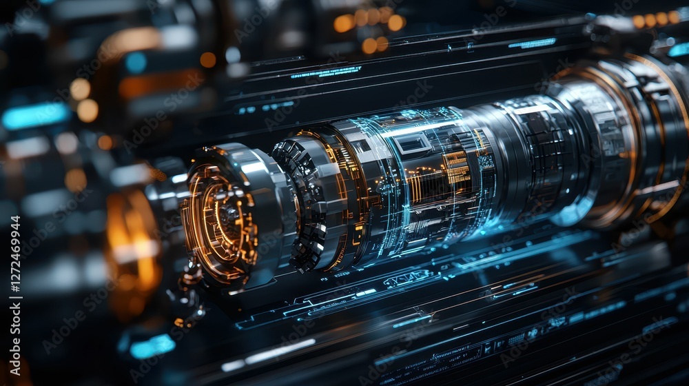 High Resolution Advanced Engine Technology Visual Representation High Resolution Advanced Engine Technology Visual Representation