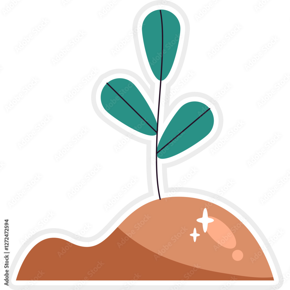 Fototapeta premium Growing Farming icon