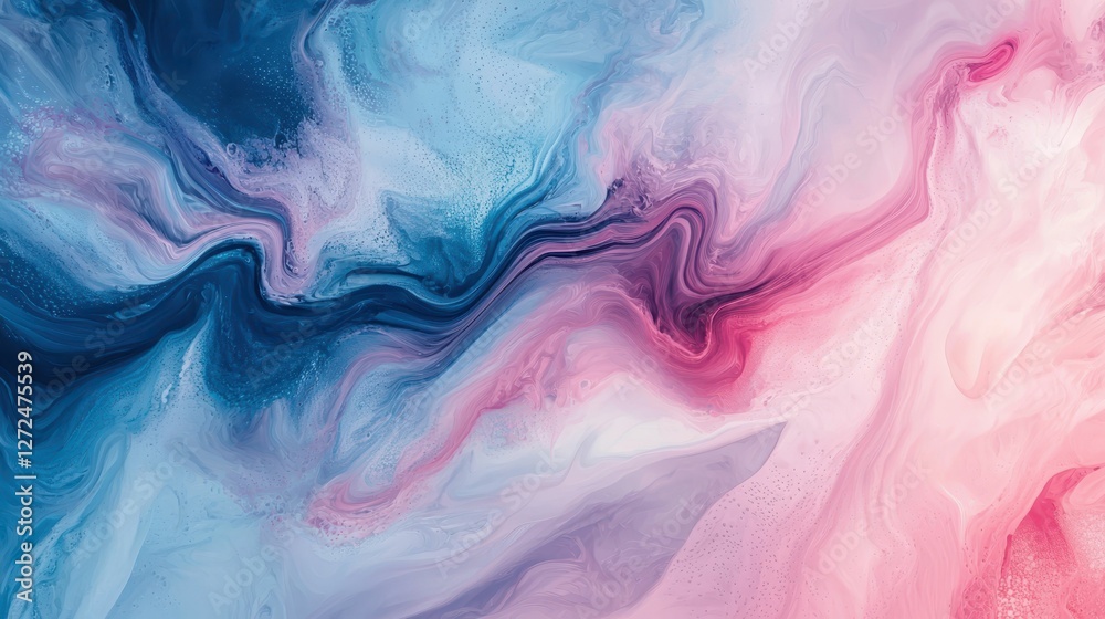 Minimalist Abstract Liquid Forms Blending in Soft Sea Colors Minimalist Abstract Liquid Forms Blending in Soft Sea Colors