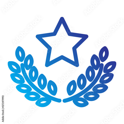 Hall of  Fame Line gradient icon