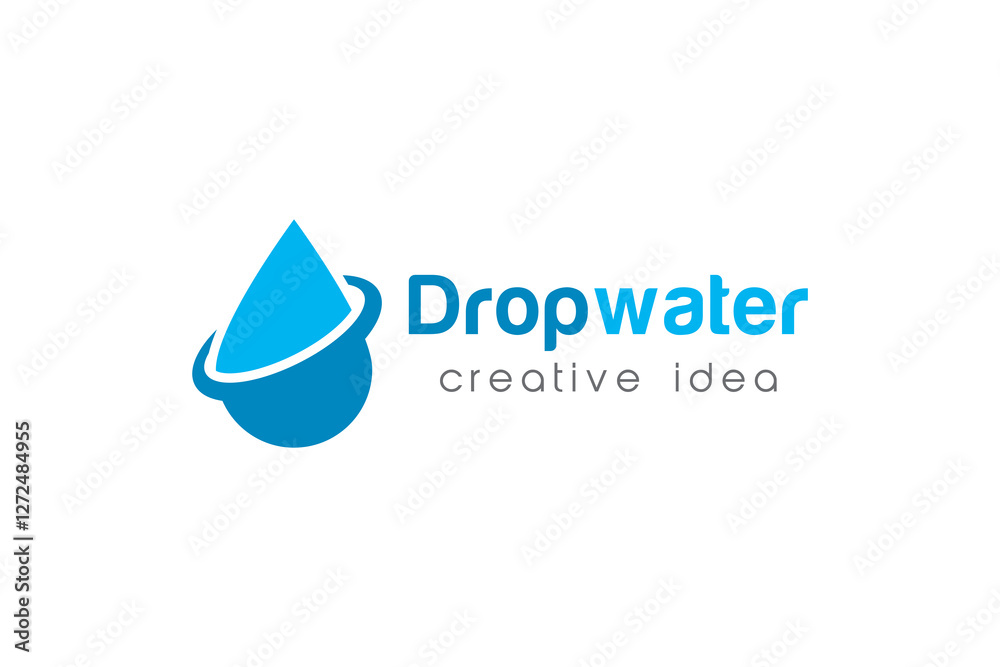 Drop Water Logo and Icon Vector Template Drop Water Logo and Icon Vector Template