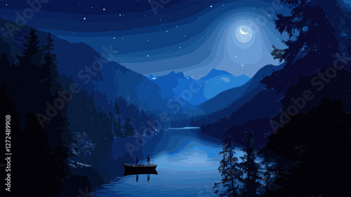 Night Lake Serenity