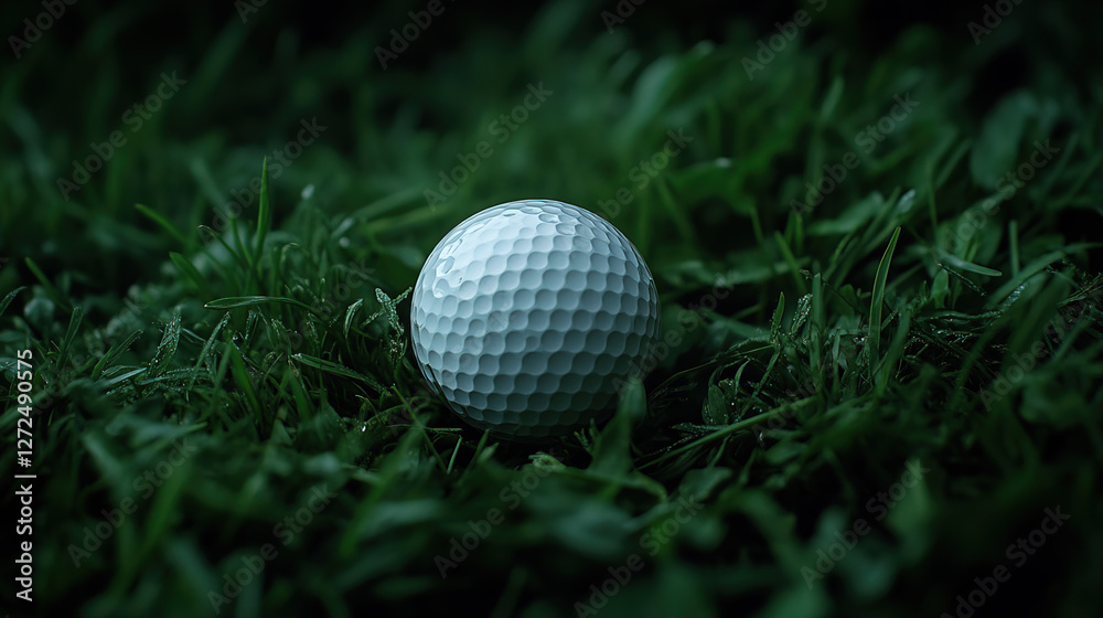 Golf ball resting on lush green grass, symbolizing focus and precision in a serene setting.
Golf ball resting on lush green grass, symbolizing focus and precision in a serene setting.