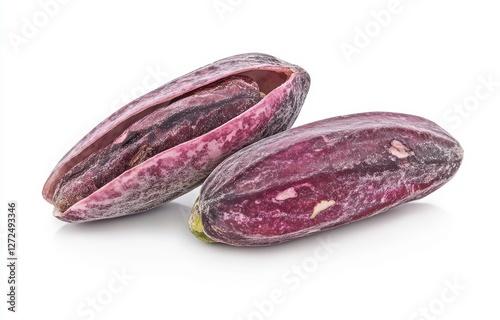 Wallpaper Mural Freshly cut and opened purple fruits with vibrant interior colors Torontodigital.ca