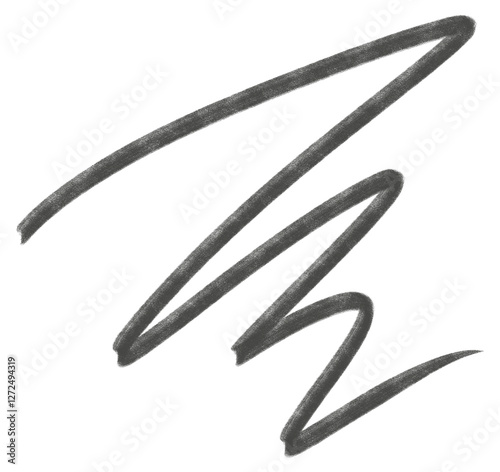 Hand drawn abstract scribble with artistic texture for creative backgrounds and modern design elements