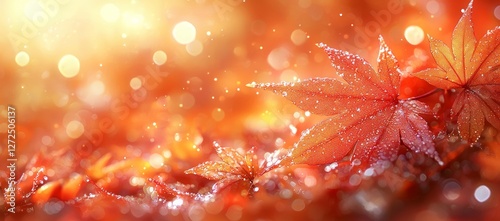 Autumn Leaves Background photo