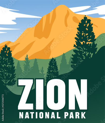 Zion National Park with beautiful natural views