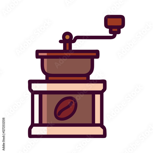 Coffee culture grinder icon