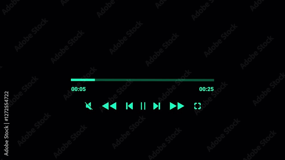Music player scroll bar button with audio reactor, Music timeline or video track player, Timeline bar moving as song media playing, Audio music timeline bar moving with track on 0 to 30 sec Music player scroll bar button with audio reactor, Music timeline or video track player, Timeline bar moving as song media playing, Audio music timeline bar moving with track on 0 to 30 sec