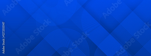 Blue abstract background with thin white lines. Suitable for graphic design projects, website backgrounds, or social media posts needing a modern look.