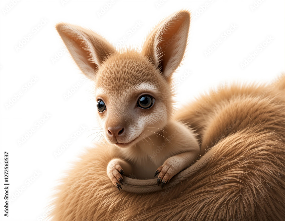 Obraz premium Hopping Joy: Kangaroo