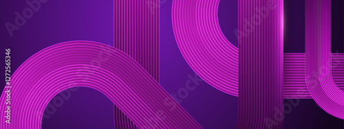 Purple and pink abstract background with curved lines suitable as a vibrant backdrop for graphic design projects and social media posts.