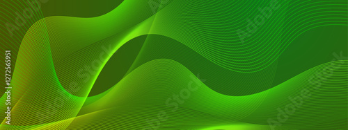 green modern lines on abstract background suitable for vibrant designs, modern presentations, fiery concepts, artistic websites, energetic themes, and trendy aesthetics.