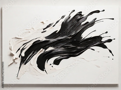 abstract grunge background with flowers