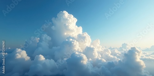 Dense, billowing stratocumulus clouds create a dramatic sky , scenic, landscape