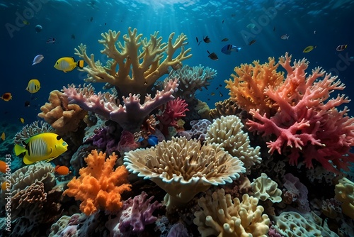 coral reef and fish